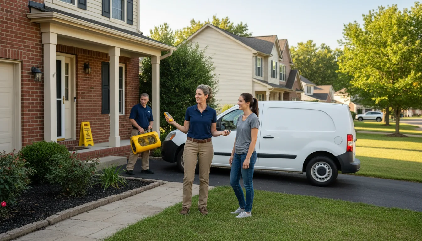 Water restoration image for Mold Remediation in Egg Harbor Township, NJ